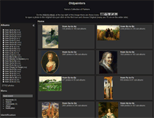 Tablet Screenshot of oldpainters.org